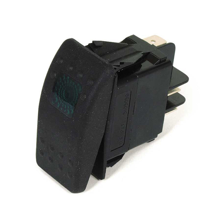 Karcher 9.802-451.0 Carling Rocker Switch with Green Lens