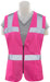 ERB 61925 (5X) Pink Hi-Viz Non-ANSI Female Fitted Vest (S721)