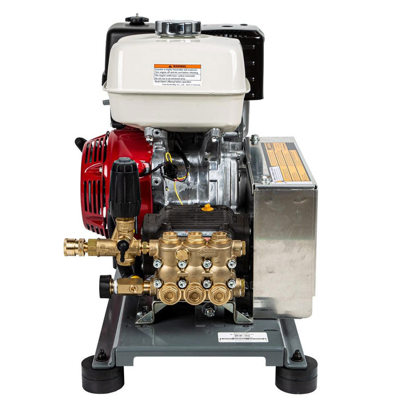 BE B3013HTBC 3000 PSI 5.0 GPM Triplex Pump Gas Skid Mount Pressure Washer with Honda GX390 Engine