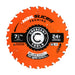 Crescent CSBFR-724-10 7-1/4" x 24-Tooth NailSlicer Framing Circular Saw Blade (10-pack)
