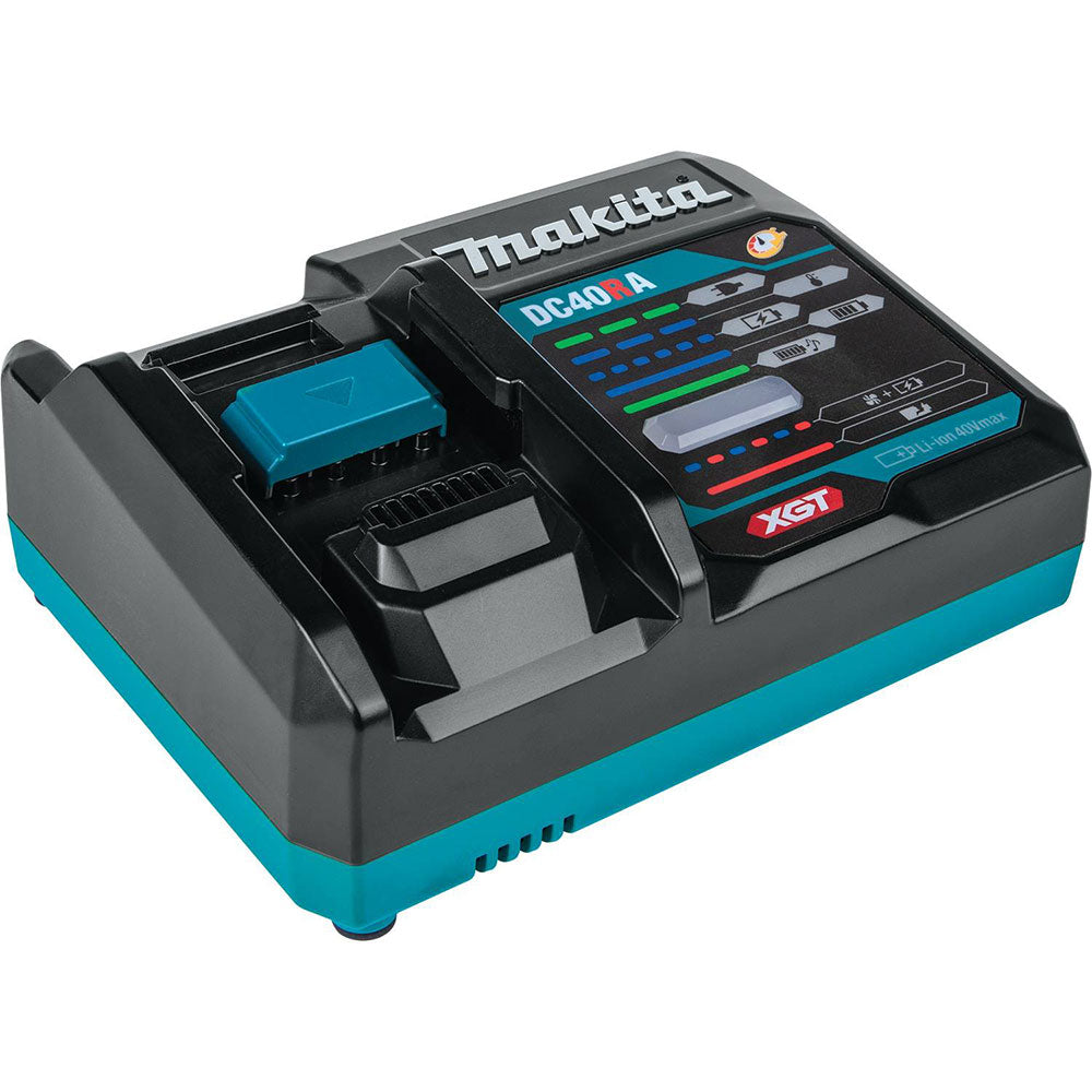 Makita GPS01M1J 40V Max XGT Lithium-Ion Brushless Cordless AWS Capable 6-1/2" Plunge Circular Track Saw Kit 4.0 Ah