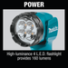Makita DML185 18V LXT Lithium-Ion Cordless LED Flashlight (Tool Only)