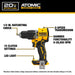 DeWalt DCD799B ATOMIC 20V MAX Lithium-Ion Brushless Cordless Compact Series 1/2" Hammer Drill (Tool Only)