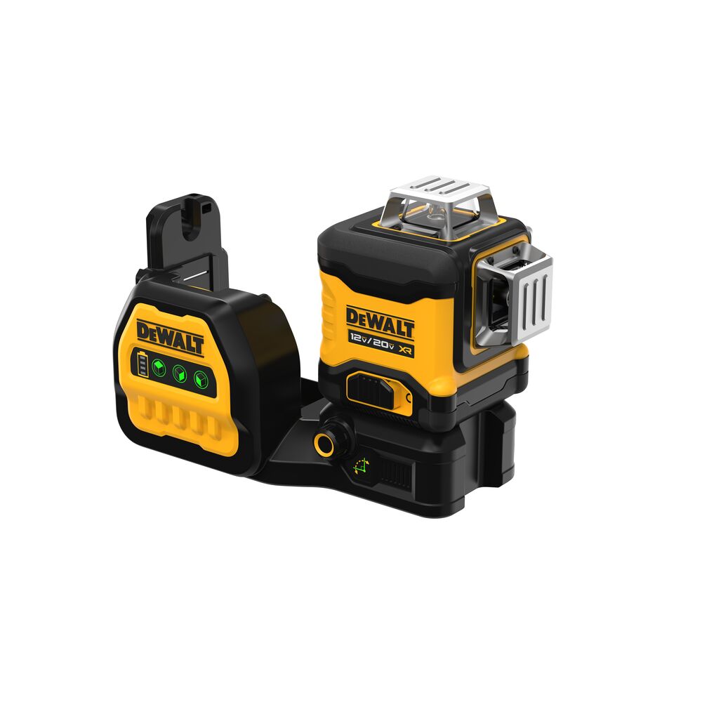 DEWALT DCLE34030GB 20V MAX XR Lithium-Ion Cordless 3 X 360 Green Beam Line Laser (Tool Only)
