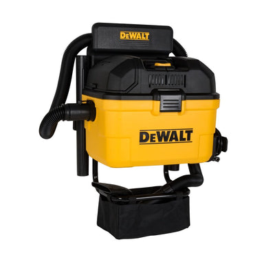 DEWALT DXV06G 6 Gallon Portable Wall-Mounted Wet/Dry Vacuum with Wireless On/Off Control