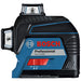 Bosch GLL3-300 Cordless Red Beam 360 Degree Three-Plane Leveling and Alignment-Line Laser