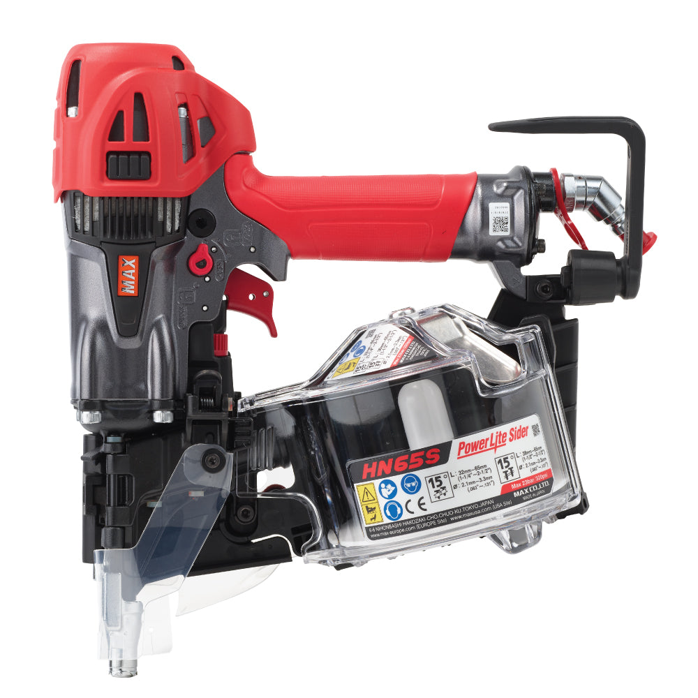 15-Degree 2-1/2" Wire Weld/Plastic Collated PowerLite High Pressure Siding & Decking Coil Nailer