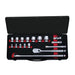 Kyoto Tool Company NTB417AZ 17-Piece 1/2" Drive Metric Socket Wrench Set with Steel Case