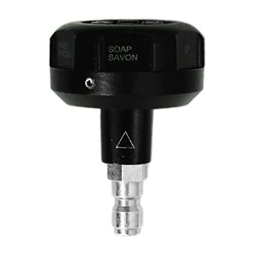 3600 PSI 1/4" Quick Connect 6-in-1 Adjustable (0, 15, 25, 40-Degree and Soap) Spray Nozzle