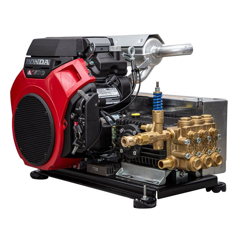 BE Pressure B3524HTBG 3500 PSI 8.0 GPM Triplex Pump Gas Pressure Washer with Honda GX690 Engine