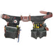 Occidental Leather B9588 Green Building Tool Belt and Bag Set (Adjustable)