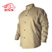 Revco BXTN9C-L BSX Flame-Resistant Welding Jacket - Welder's Khaki, Size Large 