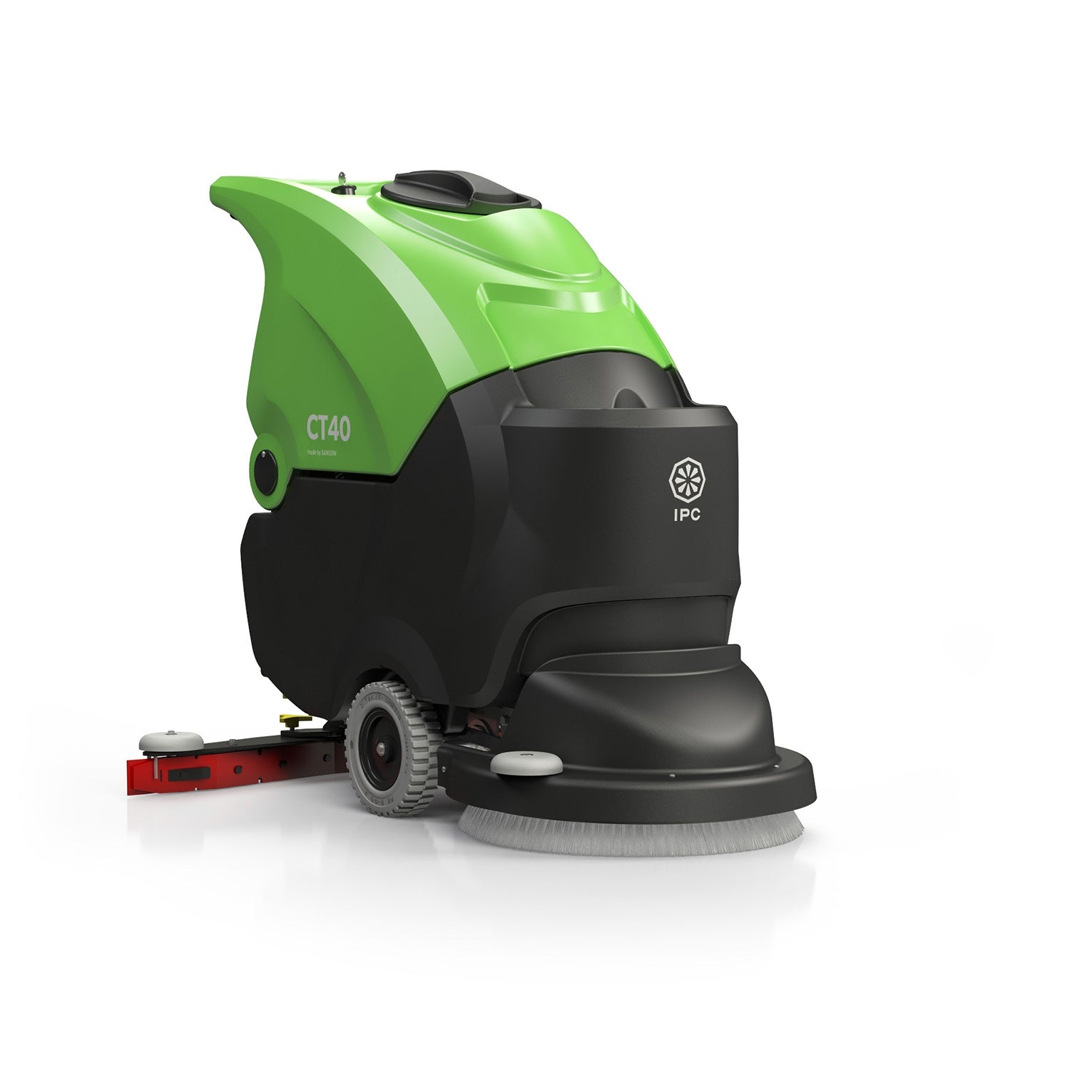 IPC Eagle CT40B50-OBC(P)-100 20" Brush Drive Automatic Scrubber with 100 Ah AGM Battery and Pad Driver