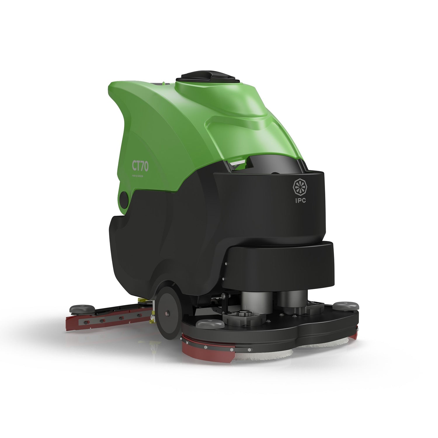 IPC Eagle CT70BT70-OBC(P)-140 28" Traction Drive Automatic Scrubber with 140 Ah AGM Batteries and Pad Drivers