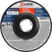 Bosch CWX27M500 5" x .098" X-LOCK Arbor Type 27A (ISO 42) 30 Grit Metal Cutting and Grinding Abrasive Wheel