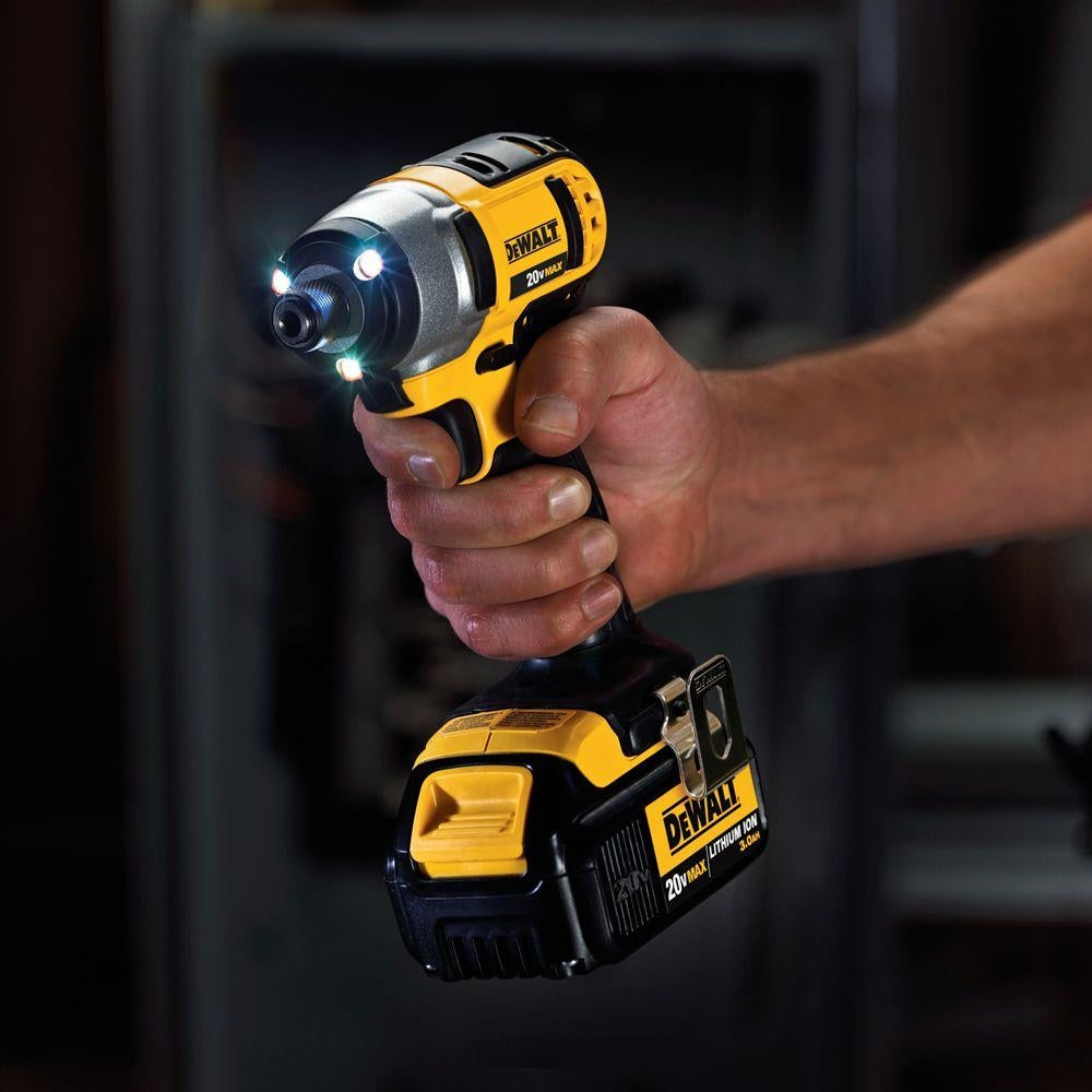 DEWALT DCK240C2 20V MAX Lithium-Ion Cordless 2-Tool Combo Kit with 1/2" Drill/Driver and 1/4" Impact Driver 1.3 Ah