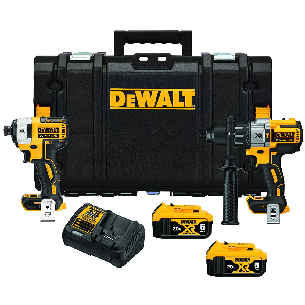 DEWALT 20V MAX Cordless Drill/Impact 2 Tool Combo Kit with (2) 20V