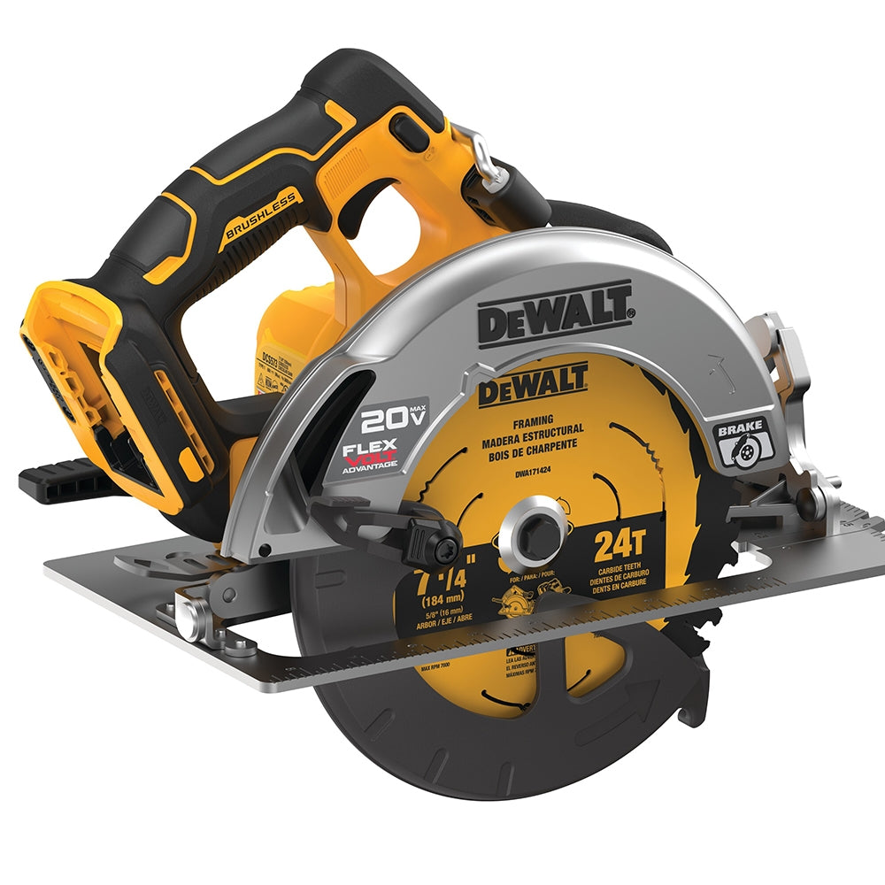 DEWALT 20V MAX XR Cordless Brushless 7-1/4 in. Circular Saw (Tool