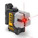 DEWALT DW089K Cordless Red 3-Beam Self-Leveling Line Laser