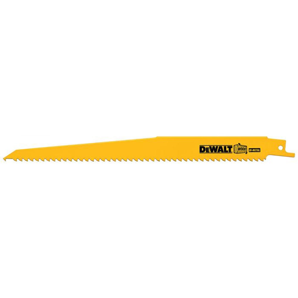 DEWALT DW4803B25 9" 6 TPI Bi-Metal Reciprocating Saw Blade (Bulk of 25)