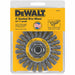 DEWALT DW4930 4" x 5/8"-11 HP 0.020 Carbon Cable Twist Wire Wheel
