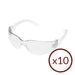 ERB 17500-10pk Iprotect Clear Economy Safety Glasses (10pk)