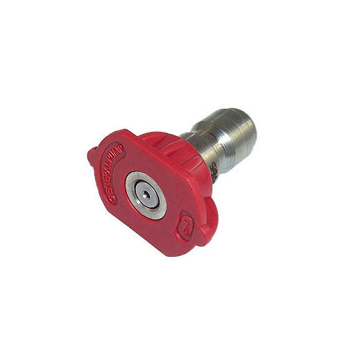 General Pump 900035Q Red 0-Degree #3.5 Quick Connect Pressure Washer Nozzle