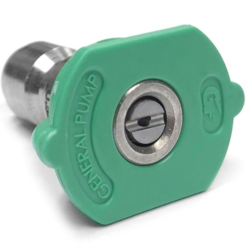General Pump 925030Q Green 25-Degree #3.0 Quick Connect Pressure Washer Nozzle