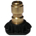 General Pump 965400Q Brass 65-Degree #4.0 Quick Connect Pressure Washer Soap Nozzle