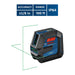 Bosch GLL100-40G Cordless Green Beam Cross Line Self-Leveling Laser