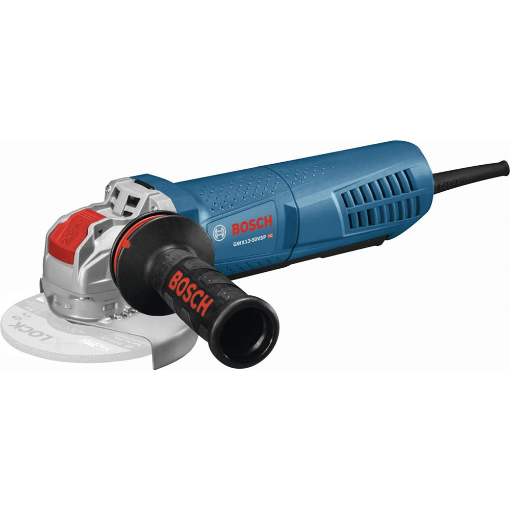 Bosch GWX13-50VSP 5" X-LOCK Variable-Speed Angle Grinder with Paddle Switch