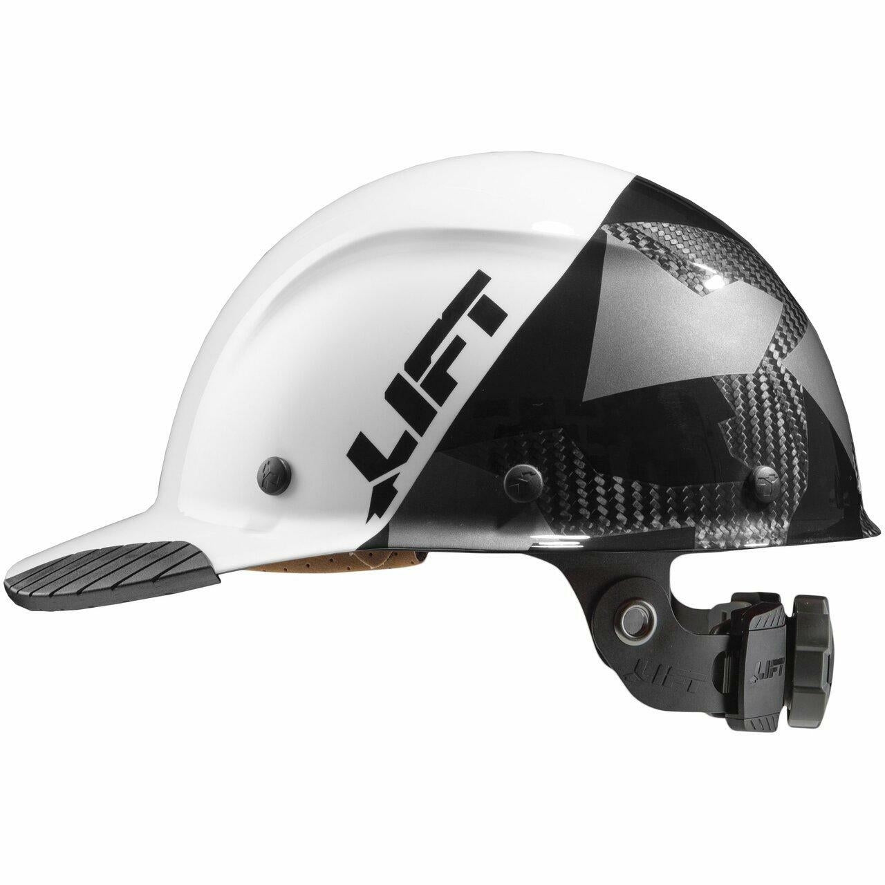 Lift Safety HDC50C-20CK DAX Capstyle Carbon Fiber Hardhat (White/Black Camo)