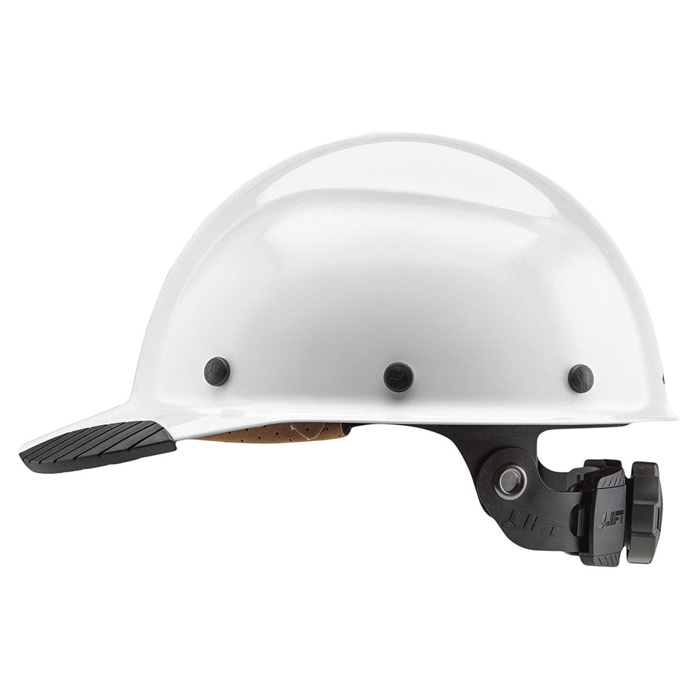 Lift Safety HDFC-17WG DAX Fiber Resin Cap Style Hard Hat (White)