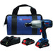 Bosch HTH182-B25 18V Lithium-Ion Cordless 7/16" High-Torque Impact Wrench Kit w// Two CORE18V 4.0 Ah Compact Batteries