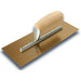 Marshalltown 14665 13" X 5" Golden Stainless DuraFlex Trowel, 9-3/4" Mounting with Wood Handle