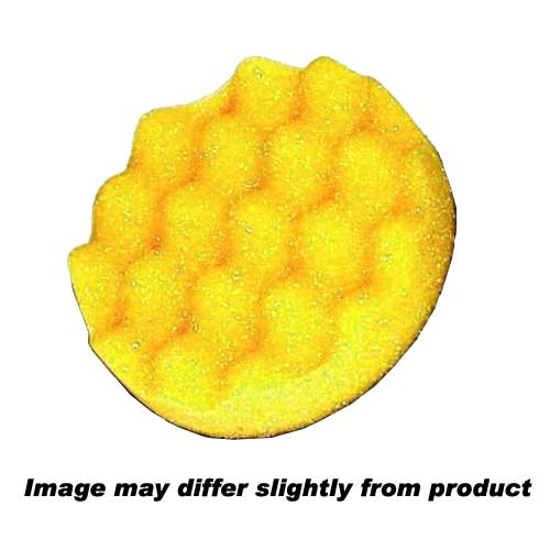 Ingersoll Rand 03F-SFTFM-6 3" Yellow, Hook and  Loop Replacement Waffle Pad (Pack of 6)