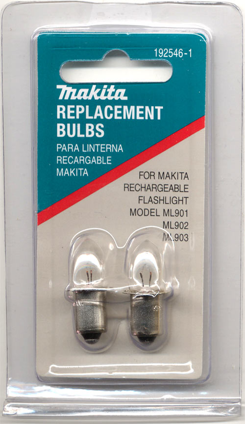 Makita 192546-1 9.6 Volt Flashlight Bulb for ML901, ML902, ML903