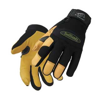 Revco 99DEERXL Tool Handz Gold Grain Deerskin Gloves, Size X-Large