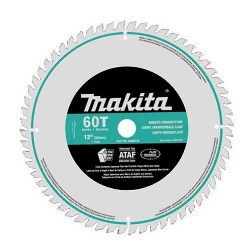 Makita A-93712 12" x 60 Tooth Miter Saw Blade with Micro Polish