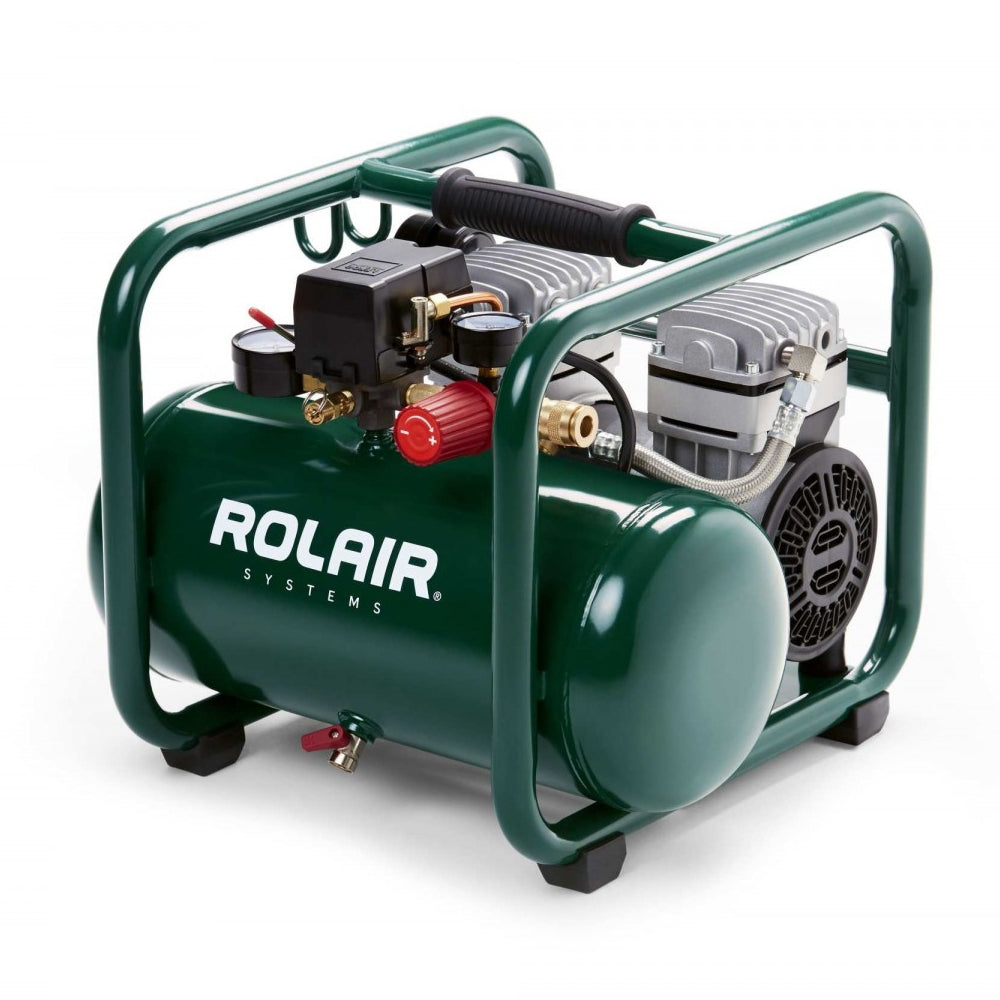 Rol-Air JC10PLUS Oil Free, 2.5 Gallon, 1 HP Air Compressor