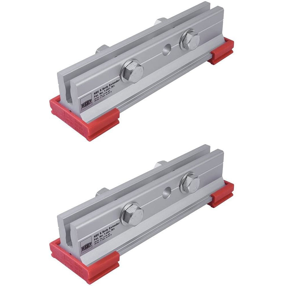 Bessey KBX20-KIT Set of Two Parallel Clamp Extenders for KR3 and KRV Series