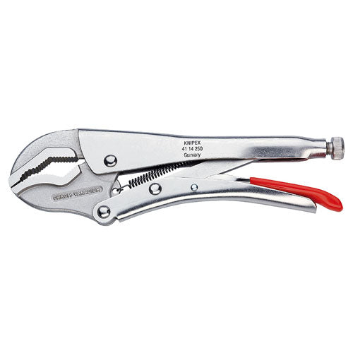 Knipex 41-14-250 10" Grip Pliers with jaws with double prism for round, section and flat material