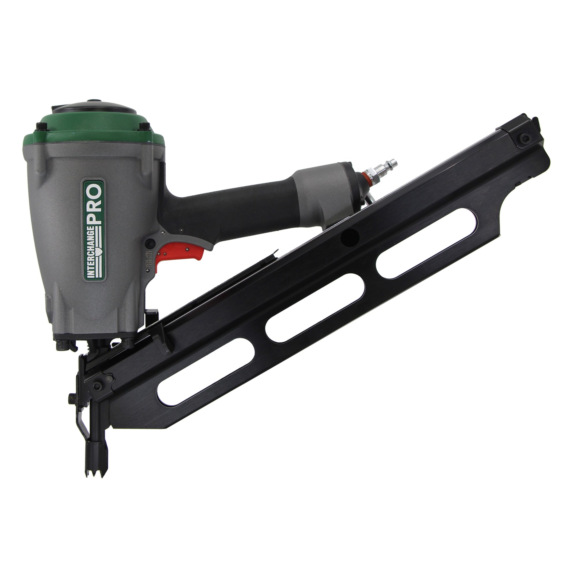 Interchange Pro NSC90-34PRO  34-Degree 3-1/4" Paper Tape Collated Clipped Head Heavy Duty Framing Nailer with Adjustable Depth of Drive