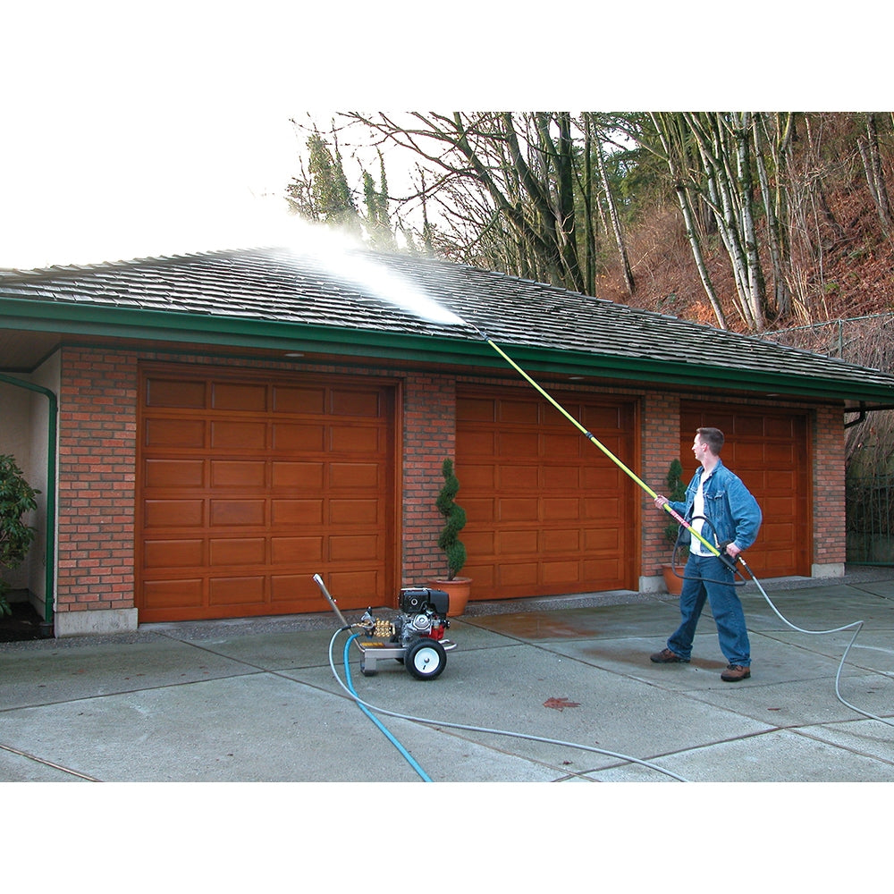 BE Pressure PK-85206018 4000 PSI @ 8 GPM 6' 6" to 18' Telescoping Extension Wand Leverlock Design