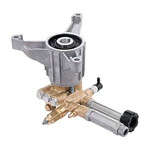 Annovi Reverberi RMW25G28-EZ-SXPKG-R Pressure Washer Pump, Axial, 2.5GPM@2800PSI, 3400 RPM, 7/8" Vertical Hollow 'D' Shaft, Rear Facing Connections (Reconditioned)