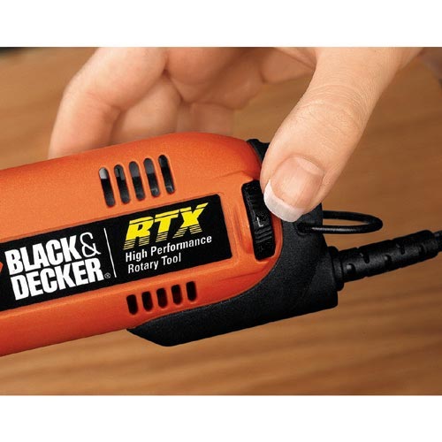 Black & Decker RTX-6 3 Speed RTX Rotary Tool with Bonus Spring Clamps 