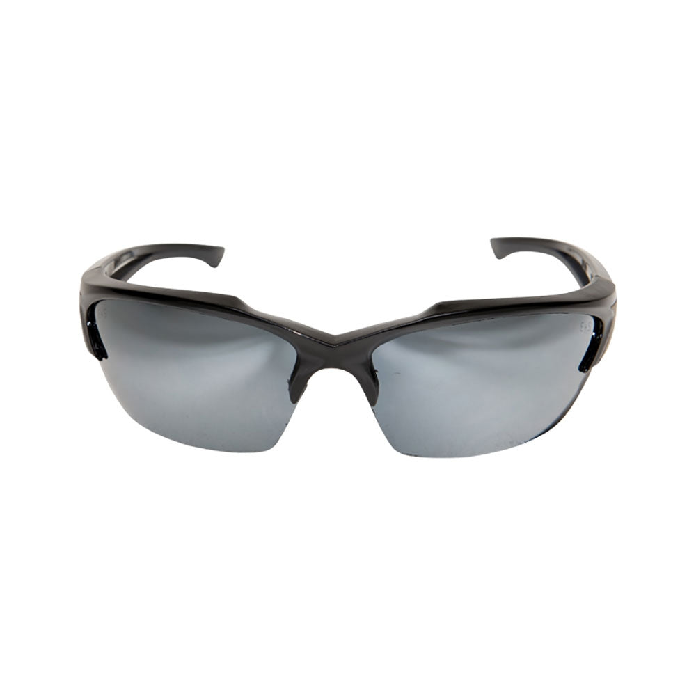 Edge SDK117 Khor — Black Frame / Silver Mirror Lens Safety Glasses