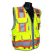 Radians SV55-2ZGD-2X (2X/Green Woven/Mesh) Type R Class 2 Heavy Woven Engineer High Visibility Vest 