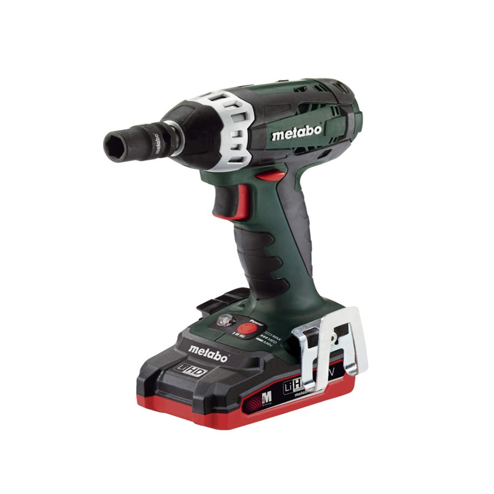 Metabo US602195310  18V Lithium-Ion Cordless 1/4" Square Drive Impact Wrench Kit 5.2 Ah