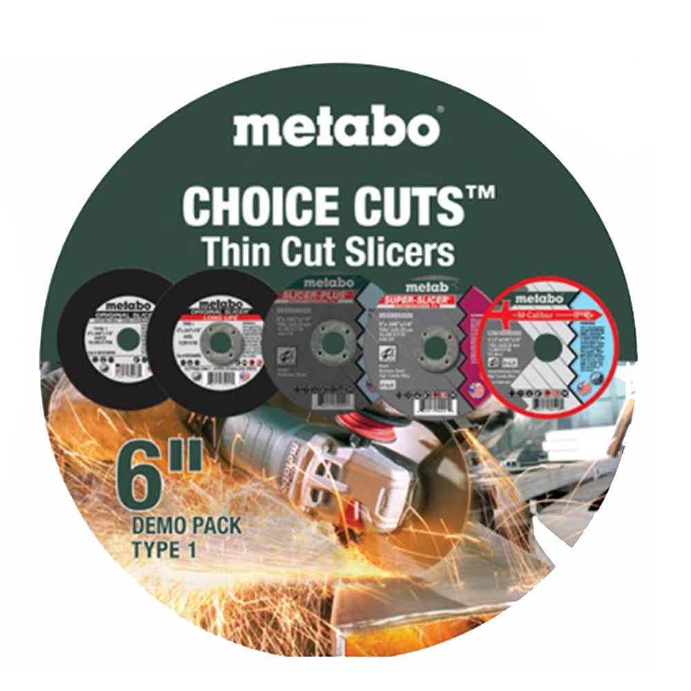 Metabo US709 6" Thin Cut Slicer Sample Pack (5 Discs)